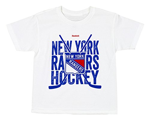 Reebok NHL Youth New York Rangers "Cross Sticks" Short Sleeve Graphic Tee