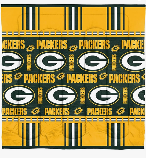 Northwest NFL Green Bay Packers Rotary Bed in a Bag Set