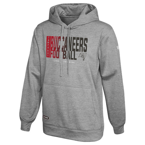 New Era Tampa Bay Buccaneers NFL Men's Game On Pullover Hoodie, Grey