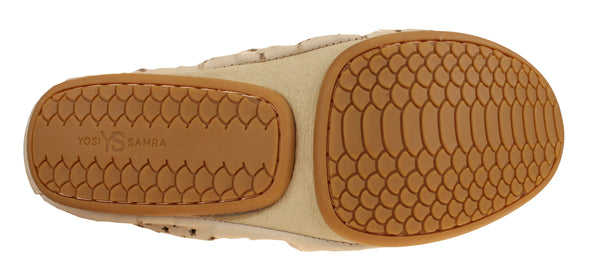 Yosi Samra Women's Samara Star Perforated Leather Ballet Flat