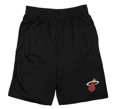 NBA Youth Boys Miami Heat Athletic Basketball Shorts, Black