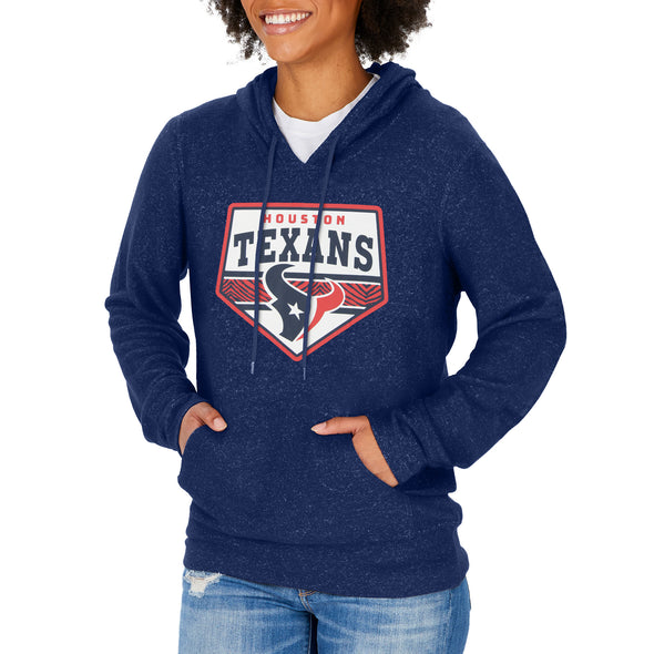 Zubaz NFL Women's Houston Texans Team Color Soft Hoodie