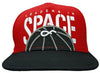 Flat Fitty Leaders In Space Snapback Cap Hat, Black / Red