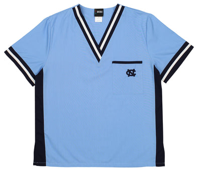 Fabrique Innovations Unisex NCAA North Carolina Tar Heels Scrub Top
