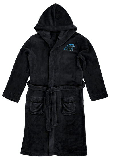 Northwest NFL Carolina Panthers Hooded Silk Touch Robe, 26" x 47"