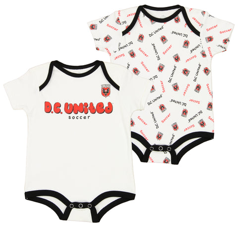 Outertuff MLS Infants D.C. United Logo 2 Piece Creeper Set