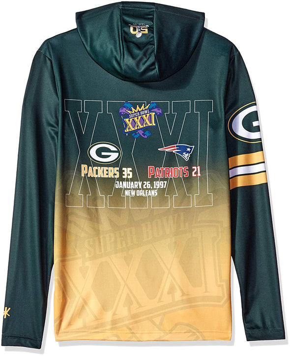 Forever Collectibles NFL Men's Green Bay Packers Super Bowl Champions Hooded Tee