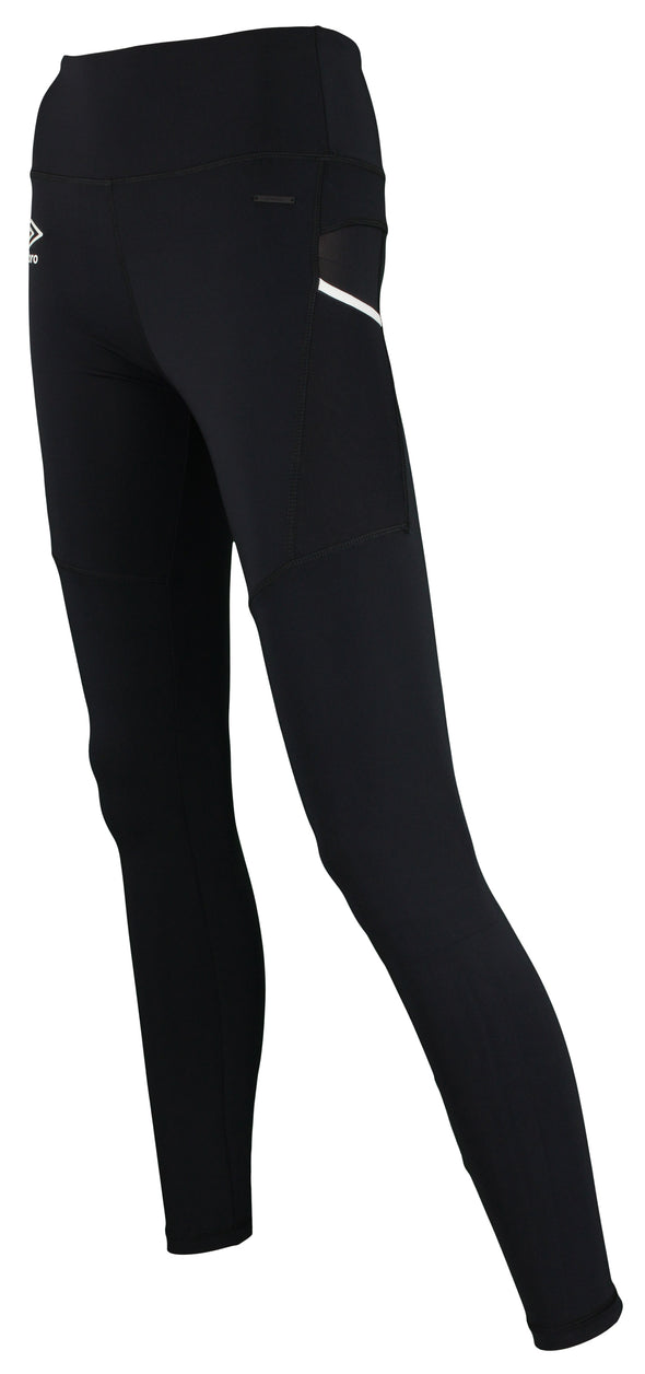 Umbro Women's Active Zip Leggings, Black/White