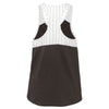 Outerstuff MLB Youth Girls San Diego Padres Pinstripe Team Color Tank Top