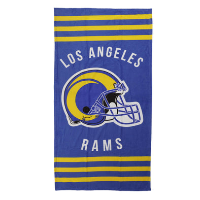 Northwest NFL Los Angeles Rams "Stripes" Beach Towel, 30" x 60"