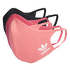 Adidas Originals Trefoil Unisex Adult Sport Face Cover, 3-Pack, Color Options