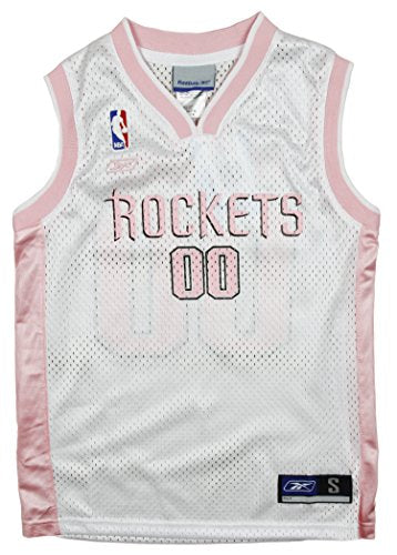 Houston Rockets NBA Girl's Replica Pink Jersey