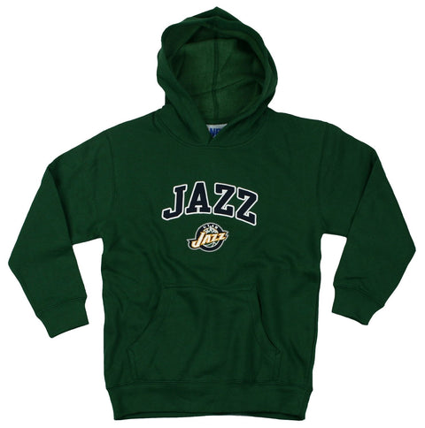 Outerstuff Utah Jazz NBA Basketball Youth Hoodie Hooded Sweatshirt, Green