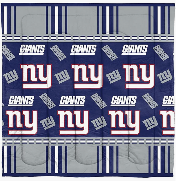 Northwest NFL New York Giants Rotary Bed in a Bag Set