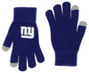 FOCO X Zubaz NFL Collab 3 Pack Glove Scarf & Hat Outdoor Winter Set, New York Giants