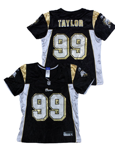 Reebok NFL Women's Miami Dolphins Jason Taylor #99 Fashion Jersey, Black