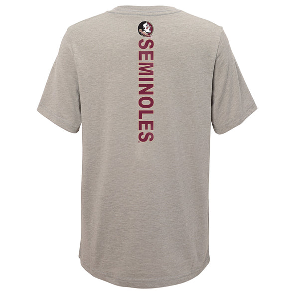 Outerstuff Florida State Seminoles NCAA Kids (4-7) Goal Line Stand 3 in 1 Combo Tee, Garnet / Grey