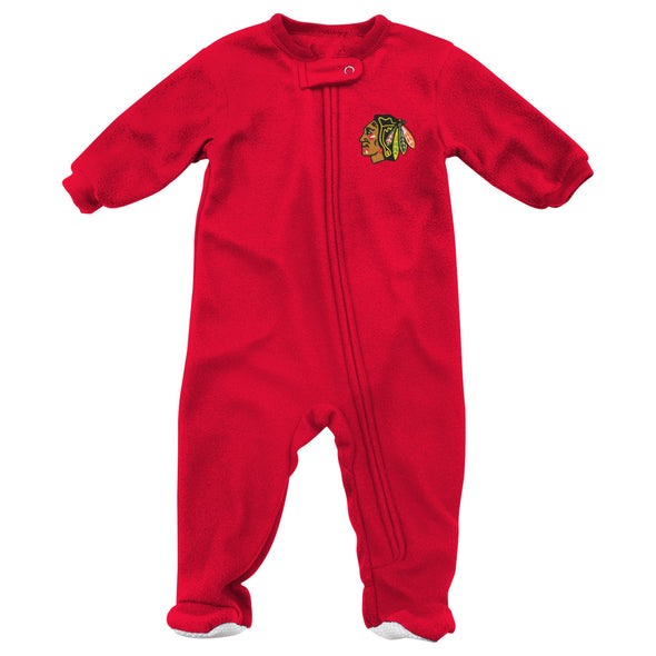 Outerstuff NHL Toddler Chicago Blackhawks Blanket Sleeper Coverall