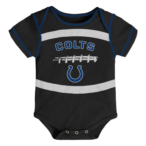 Outerstuff NFL Newborn Indianapolis Colts Team 3-Pack Bodysuit Set