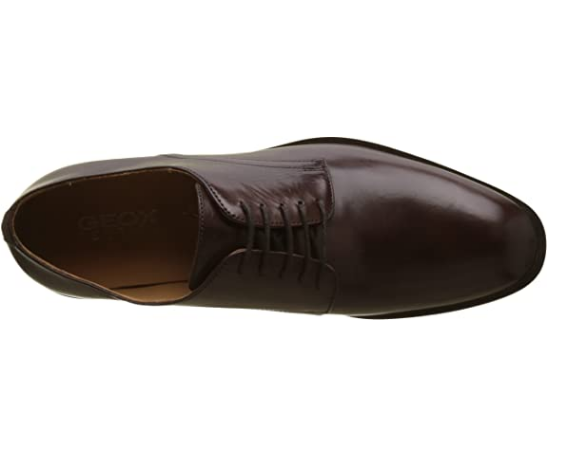 GEOX Men s U Saymore C Oxford Dress Shoes Ebony Brown Fanletic