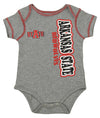 OuterStuff NCAA Infant Arkansas State Red Wolves 3 Piece Bodysuit Set