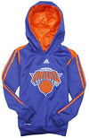 Adidas NBA Youth Boys New York Knicks On Court Pullover Sweatshirt Hoodie, Blue