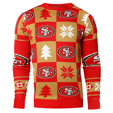 Forever Collectibles NFL Men's San Francisco 49ers 2016 Patches Ugly Sweater