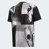 Adidas Men's Streetball Sport Tee Shirt, Black / White