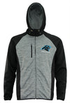G-III Sports Men's NFL Carolina Panthers Solid Fleece Full Zip Hooded Jacket