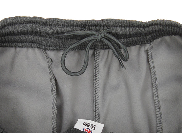 Zubaz NFL Men's Houston Texans Poly Fleece Dark Heather Gray Sweatpants