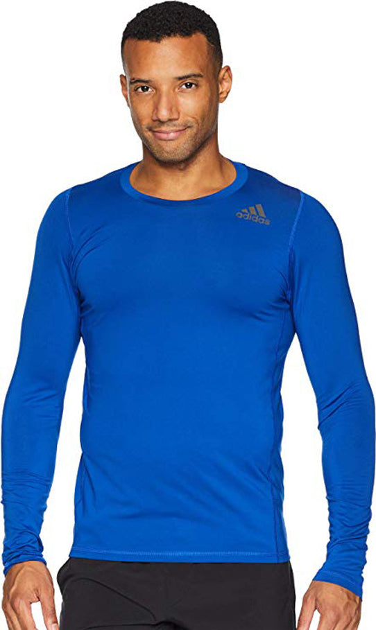Adidas Men's Training Alphaskin Long Sleeve Fitted Tee Shirt, Color Options