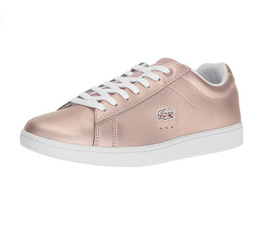 Lacoste Women's Carnaby Evo Fashion Sneaker, Pink