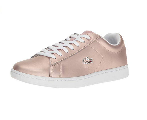Lacoste Women's Carnaby Evo Fashion Sneaker, Pink