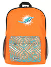 FOCO X ZUBAZ NFL Miami Dolphins Zebra 2 Collab Printed Backpack