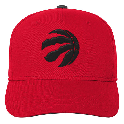 Outerstuff NBA Youth Boys One Size Toronto Raptors Precurved Snapback, Red/Black
