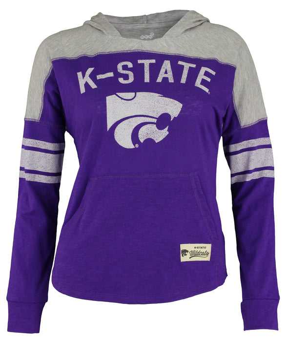 OuterStuff NCAA Youth Girls Kansas State Wildcats Monument Slouchy Hoodie