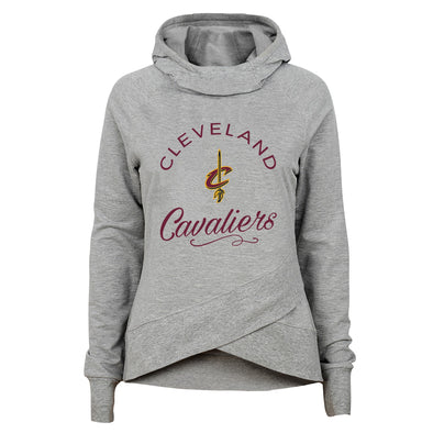 Outerstuff NBA Youth Girls (7-16) Cleveland Cavaliers The Bridge Funnel Neck Hoodie