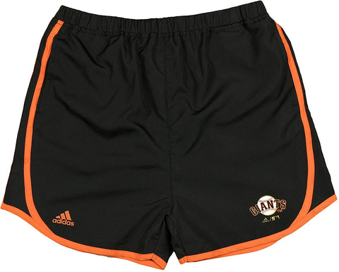 Adidas MLB Youth Girls San Francisco Giants Lightweight Charger Shorts, Black
