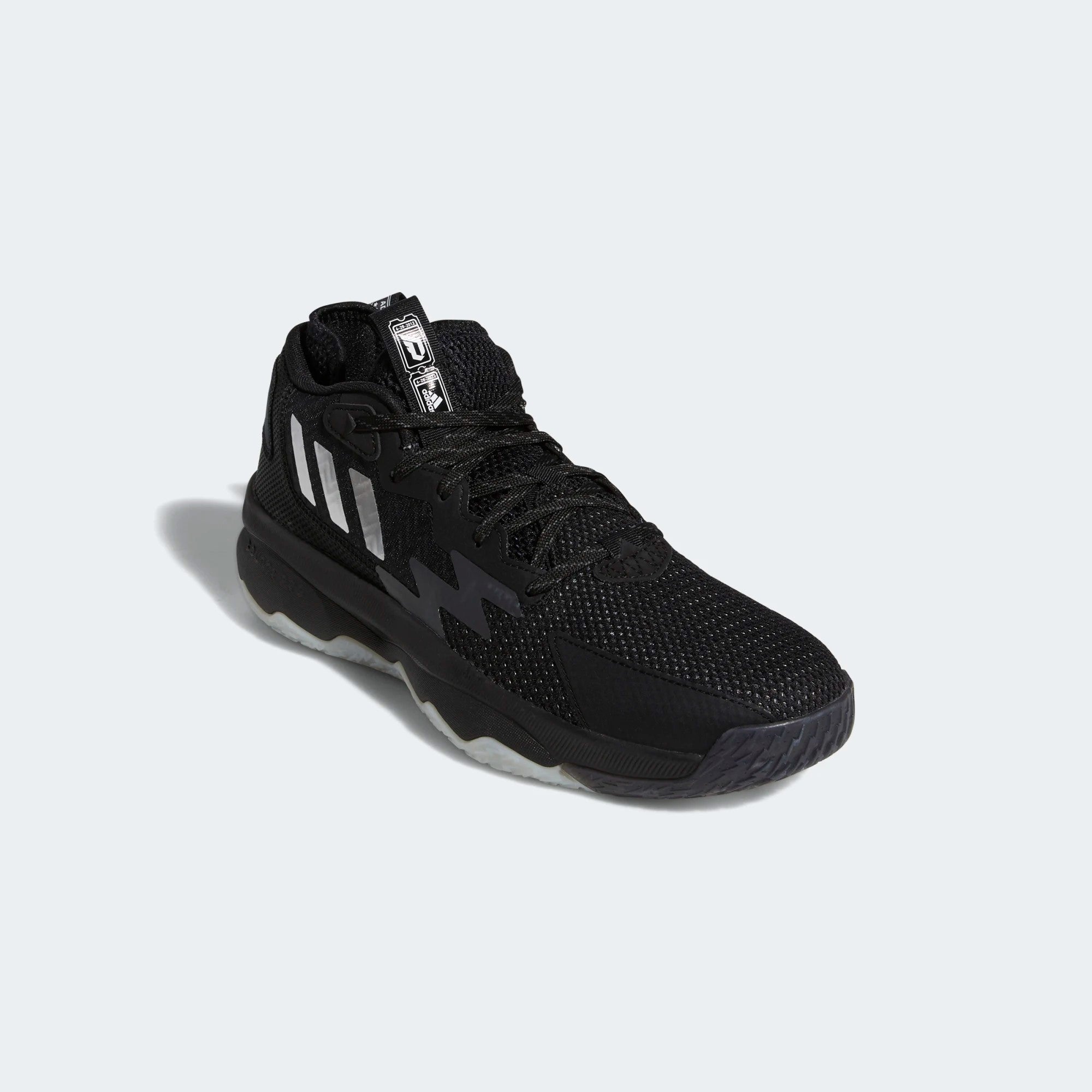adidas Men's Dame 8 Low Basketball Shoes, Black adidas Men's Dame 8 Low Basketball Shoes, Black
