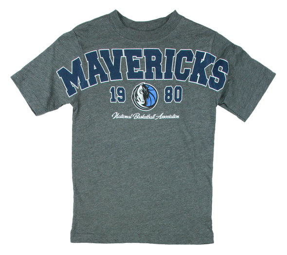 Outerstuff NBA Basketball Youth Boys Dallas Mavericks 1980 Shirt - Gray