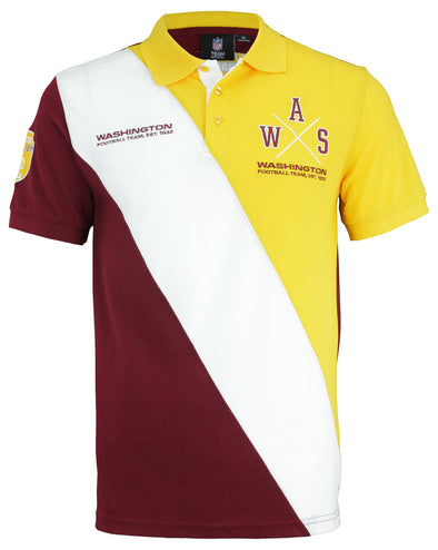 FOCO NFL Men's Washington Football Team Rugby Polo Shirt