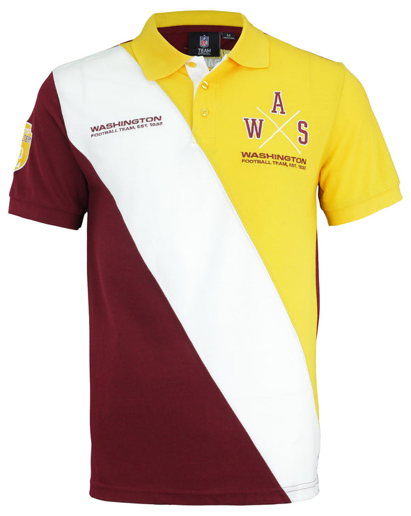 FOCO NFL Men's Washington Football Team Rugby Polo Shirt
