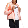 Adidas Women's 3-Stripes Athletic Lightweight Jacket, Glow Pink