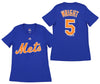 Baseball MLB Youth Girls (7-16) New York Mets David Wright #5 Player Tee Shirt