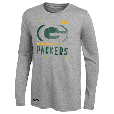 Outerstuff NFL Men's Green Bay Packers Red Zone Long Sleeve T-Shirt Top