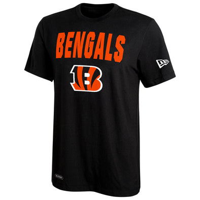 New Era NFL Men's Cincinnati Bengals 50 Yard Line Short Sleeve T-Shirt