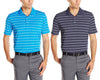 Adidas Golf Men's Puremotion 2-Color Stripe Polo Shirt - Many Colors