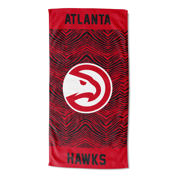 Northwest NBA Atlanta Hawks State Line Beach Towel, 30x60