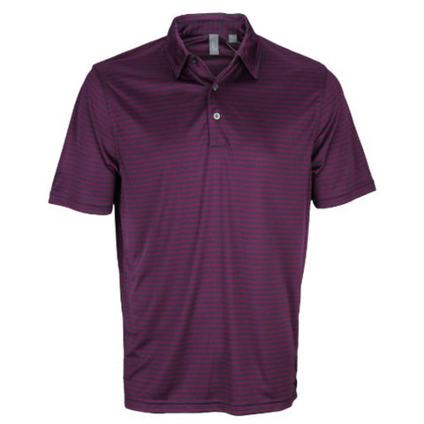 Ashworth Mens Performance Feed Stripe Polo Shirt