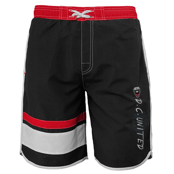 Outerstuff MLS DC United Youth Color Block Swim Trunks